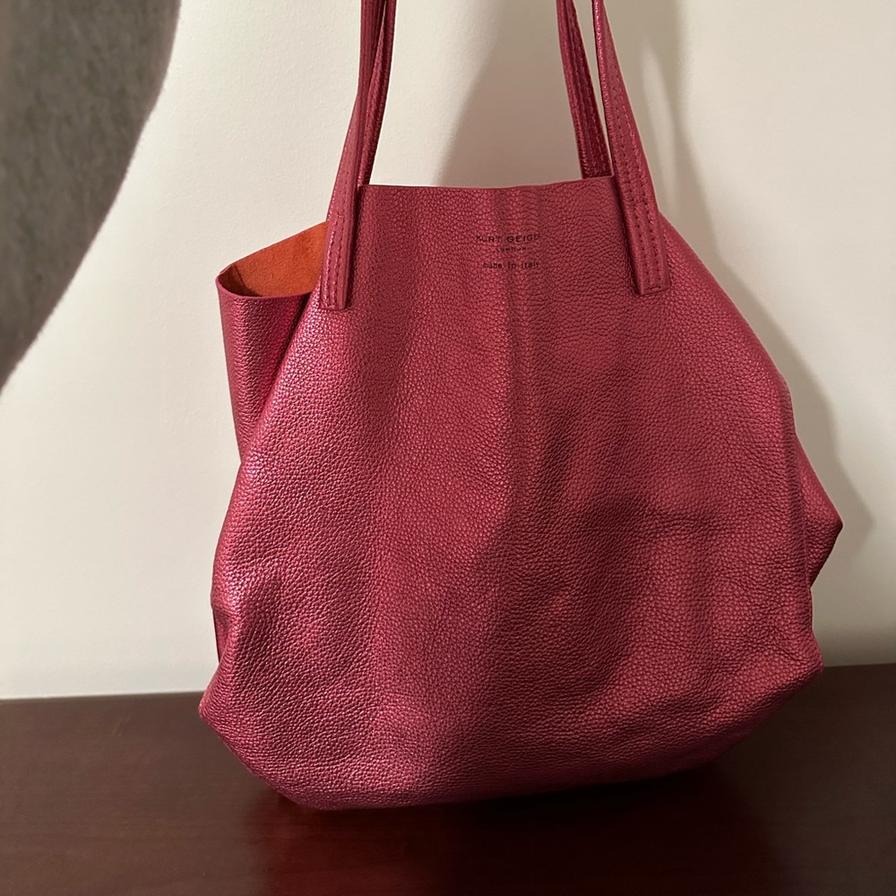 Kurt Geiger hot pink purse